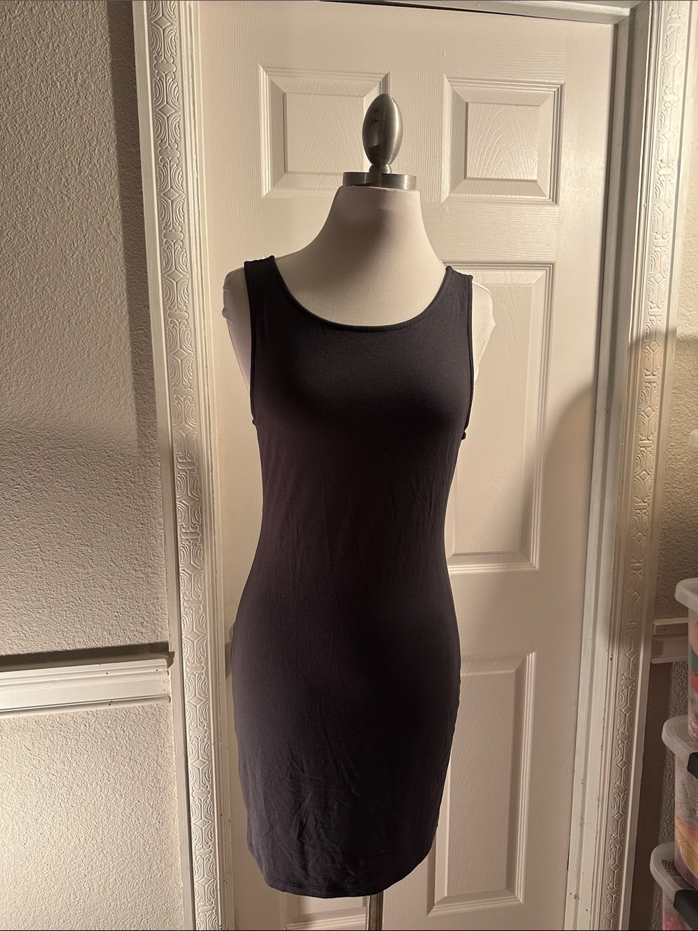 Forever 21 Black Sleeveless Mini Bodycon Dress